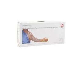 Lange Onderzoekshandschoenen   schouder Krutex L 50 st.
