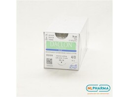 Daclon Nylon Monofil. ep 1.5 usp 4-0 ds 19mm 75cm 12 stuks