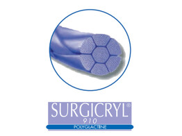 Surgicryl 910 ep-0.4 usp 8-0 dr9 45cm 12 stuks  violet 