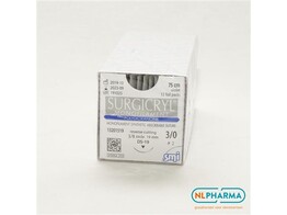 Surgicryl monofilament ep-2 usp 3-0 ds19 75 cm 12 stuks