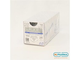 Surgicryl monofilament ep-3 usp 2-0 ds30 75 cm violet 12 st.