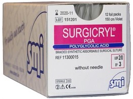 Surgicryl pga ep-3 usp 2-0 150 cm 12 stuks