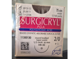 Surgicryl pga ep-3 usp 2-0 hr30 75 cm 12 stuks