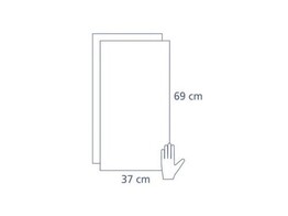 Steriele cellulose absorberende handdoeken 150 x 2stuks