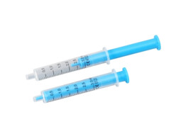 Spuiten met doorn 2-delig 3ml blauw 50 stuks