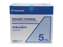Spuiten Terumo 3-delig 5ml Luer Lock 100 stuks