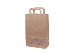 Escupets  draagtas papier 22x10x33 cm 250 stuks