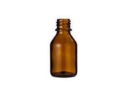Druppelflacon glas 20ml bruin zonder dop 180 stuks