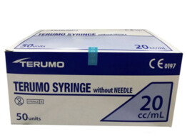 Spuiten 3-delig 20ml Terumo 50 stuks