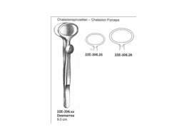 Pincet Oog Desmarres Chalazion medium 26mm - 9cm