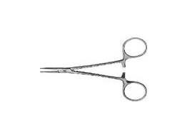 Arterieklem halsted-mosquito 12 5 cm recht getand 1 2 Aesc