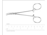 Arterieklem halsted-mosquito 12 5 cm gebogen getand 1 2 Aesc